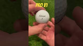 Titleist Pro V1 VS 8 Ball core #golf #subscribe #golfball #inside #viral #comparison