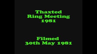 Morris Ring Archive Film 19 The Thaxted Ring Meeting 30 May 1981