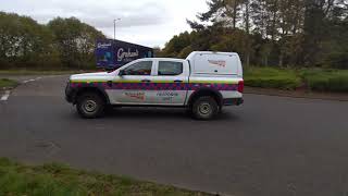 XPO logistics Skeoch Roundabout Stirling Scotland UK