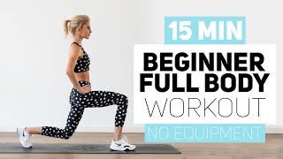 BEGINNER FULL BODY WORKOUT | no equipment | Caro Daur #DAURPOWER