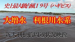 新大利根橋増水