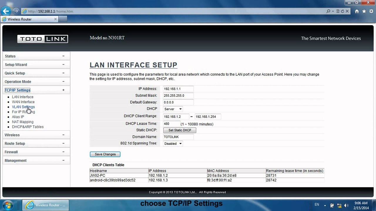 Totolink Vlan Setup Youtube Totolink Vlan Setup Youtube