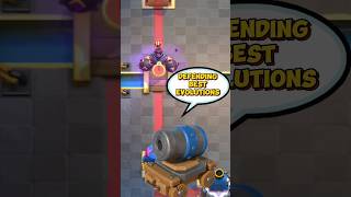 Cannon Cart against Best Win Condition Evolutions in Clash Royale #clashroyale #shorts #viralshort