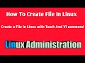 How to create a file in Linux with touch command: Tech Kala Knowledge