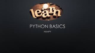 Python Numpy Tutorial for beginners. Create a numpy array, Reshape an array,Numpy attributes