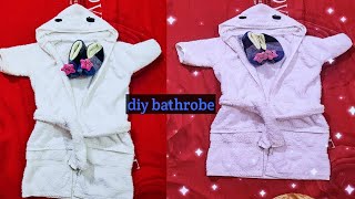 diy bathrobe for baby🤫|| diy with towel ||💫