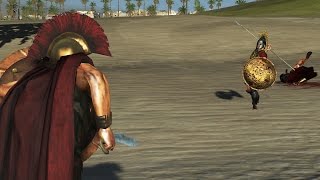 LEONIDAS OF SPARTA VS ACHILLE OF SPARTA - EPIC DUEL HISTORY TOTAL WAR ROME 2