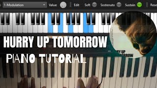 Hurry Up Tomorrow | Piano Tutorial | The Weeknd