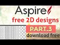 free 2D design/vector for cnc ! free DXF files! free vector for aspire and artcam!v carve inlay