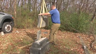 Headstones restored after vandalism in Elizabethton