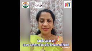 Lasik Laser....Permanent power correction for Refractive errors... Post- Lasik Dry Eyes