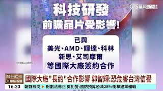 財劃法縮預算　郭智輝：科技大廠合作恐受影響｜華視台語新聞 2024.12.25