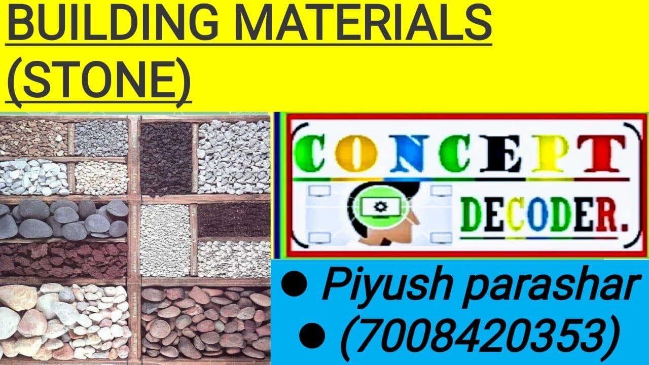 LEC-4|Building Material|Stones|Concept Of Natural Bed Of Stone |SSC JE ...