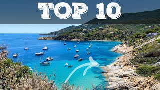 Top 10 most beautiful beaches on Giglio island (Italy)