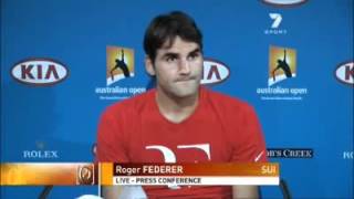 Honest Roger Federer