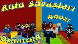 MİNECRAFT KUTU SAVAŞLARI - Abuzi Takımı Örümcek Adam Takımı