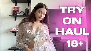 Sheer Wardrobe Refresh | Transparent Clothes Try-On January 2024 [4K] | Petite Olya