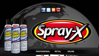 Spray-X - America's Favorite Foaming Glass Cleaner - How To Use