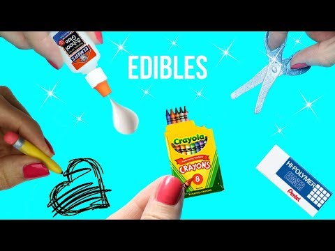 Diy Edible School Supplies Easy 5 Miniature