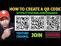 HOW TO CREATE QR CODE FOR YOUR YOUTUBE CHANNEL JOIN CHANNEL MEMBERSHIP AND SUBSCRIBE LINKS