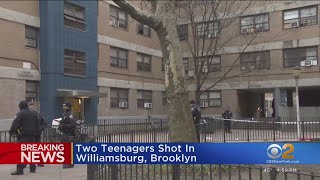2 teens shot in Williamsburg