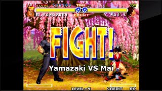 山崎竜二 VS 不知火 舞　Yamazaki VS Mai 【リアルバウト餓狼伝説2  RB2】2024-1-29 1-13　Real Bout Fatal Fury 2