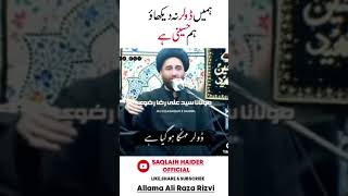 Today Beautiful Whatsapp Status ||Allama Ali Raza Rizvi || Shia Majlis Short Videos || Saqlain