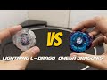 Beyblade MFB - Lightning L-Drago VS Omega Dragonis In Life Size Stadium!