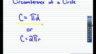 Circumference of a Circle