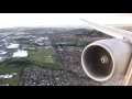 Air New Zealand flight NZ136 BNE-AKL takeoff and landing featuring GE90 engines 777-300ER