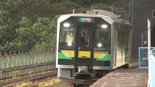 2021/09/26 室蘭本線 H100-34 崎守駅 | JR Hokkaido: H100-34 at Sakimori