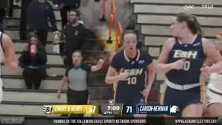 Emory \u0026 Henry vs Carson-Newman - Women's | SAC Highlight