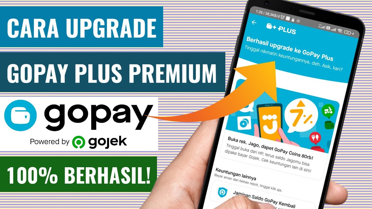 Cara Upgrade GoPay Plus Premium Terbaru | 100% BERHASIL! - YouTube