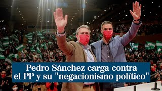 Sánchez carga contra el PP y su \