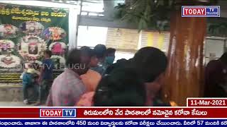 TODAYTV TELUGU మహాశివరాత్రి సందర్బంగా శ్రీకాకుళం జిల్లా టెక్కలి లో సోమేశ్వర స్వామివారి ఆలయంలో భక్తుల