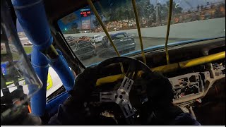 2024 Anderson Speedway National Crown Helmet Cam - Figure 8 Crossover Action and a Race-Ending Wreck