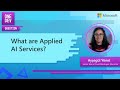 What are Azure Applied AI Services? | One Dev Question