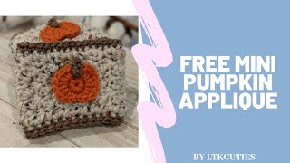 Free mini pumpkin applique by ltkcuties