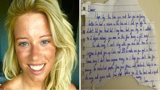 She Wakes Up Alone On A Bench. Finds This Note In Her Hand