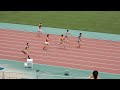 2018 第53回鳥取県高校総体　陸上競技　男子100ｍ準決勝1組