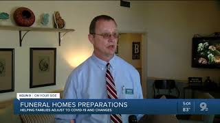 Funeral homes prepare for COVID cases