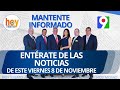 Titulares de prensa dominicana viernes 08 de noviembre 2024 | Hoy Mismo