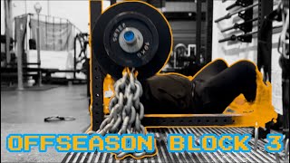 Offseason block 3 speed bench