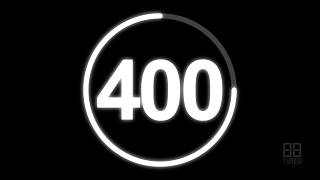 400 Second Countdown Timer with clock Ticking sound & Finish alarm beep #timer #clock #countdown