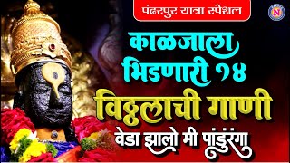 टॉप १४ काळजाला भिडणारे विठ्ठल अभंग - वेडा झालो मी पांडुरंगा |Vitthalachi Gani |Vitthal Songs Marathi