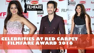 Celebrities at Filmfare Awards South 2016 - Akhil, Pragya Jaiswal, Geetha Madhuri | Silly Monks