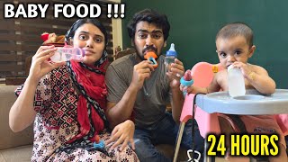 Eating Only BABY FOODS For 24 Hours Challenge 😂| ഒരു ദിവസം മുഴുവൻ ബേബി ഫുഡ് 🥲