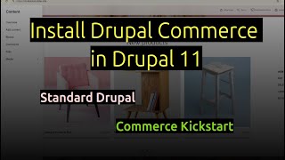 Drupal Commerce Installation in Drupal 11