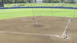 【中央学院】村田 次朗くんピッチャー返しで超反応を見せる（千葉県高校野球春季大会準決勝 木更津総合 対 中央学院 2023年5月3日）