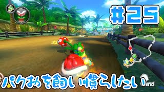 【MK8DX】エンジョイマリカー実況#25 パクお、食ってくれると嬉しいな…